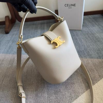 wholesale quality celine louise bucket bag 119173 white